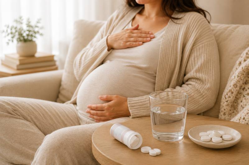 Heartburn medicine (Tums)