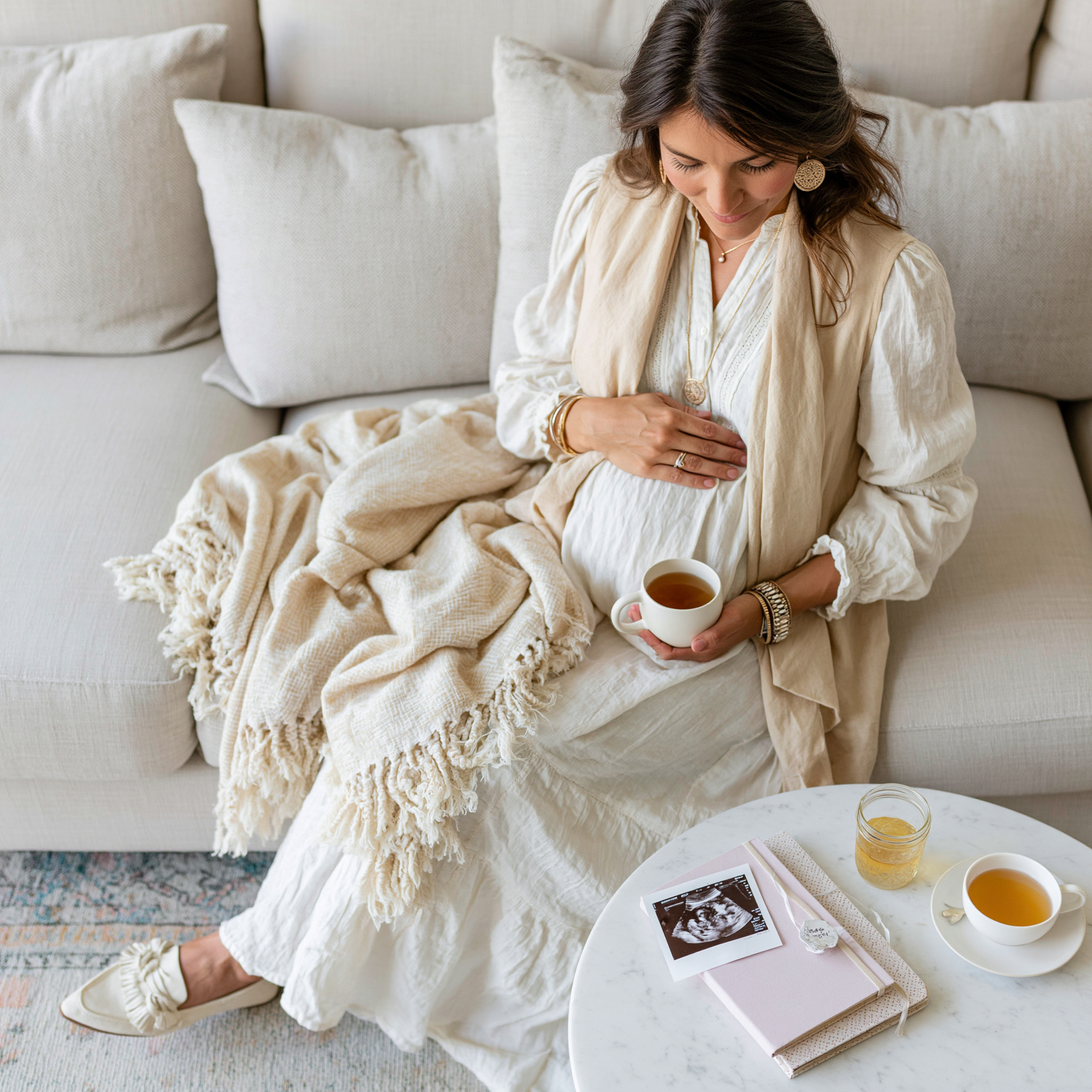 Writing a birth plan, notes and planning in the third trimester