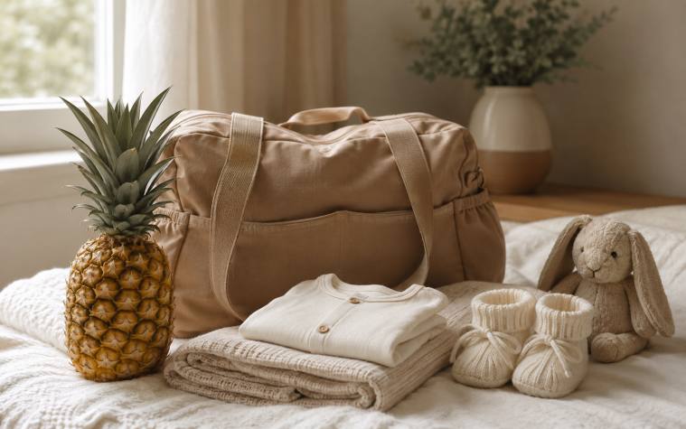 Your baby at 33 weeks, about the size of a pineapple